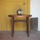 Vintage table, wooden table, two-tier table, living room table, side table.