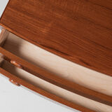 Midcentury Danish baby chest of 5 drawers in teak