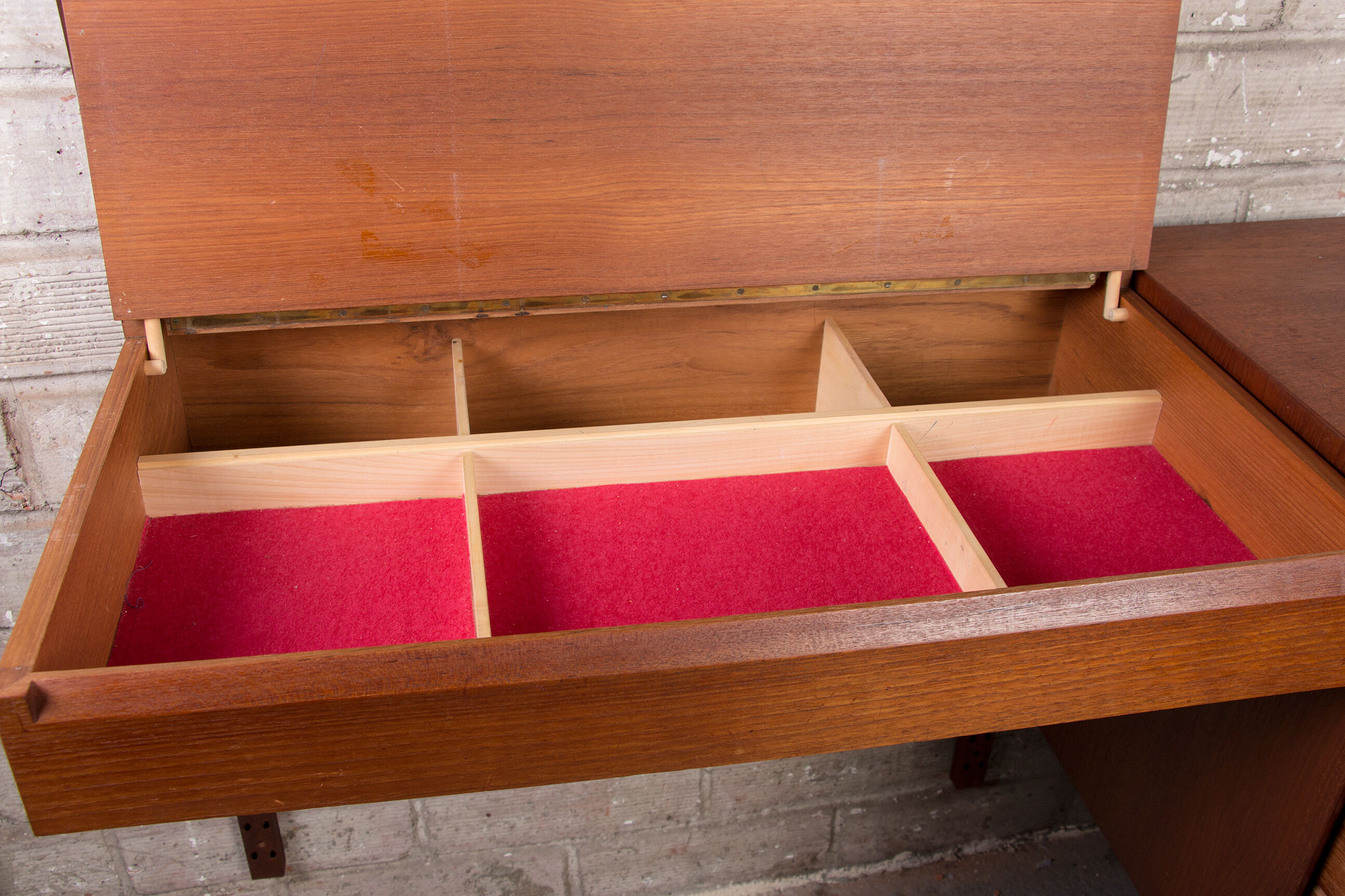 Danish modular teak shelf by Poul Cadovius 1960