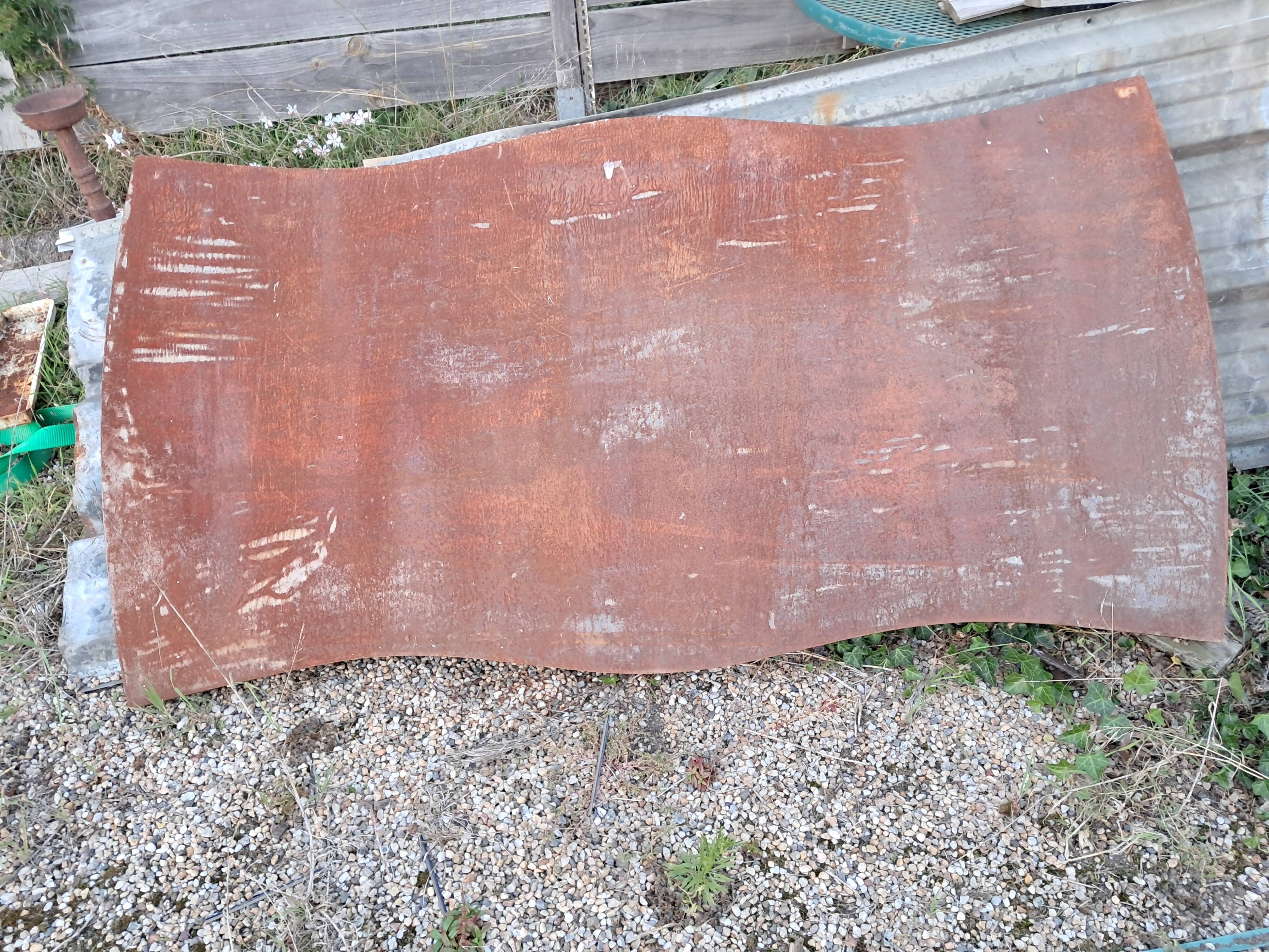 Table de ferme en metal