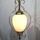 1-light lantern in gold metal