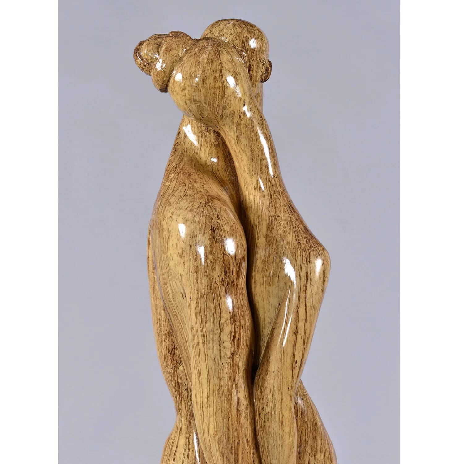 Pygmalion and Galatea modern sculpture by Cuban artist Manuel Carbonell