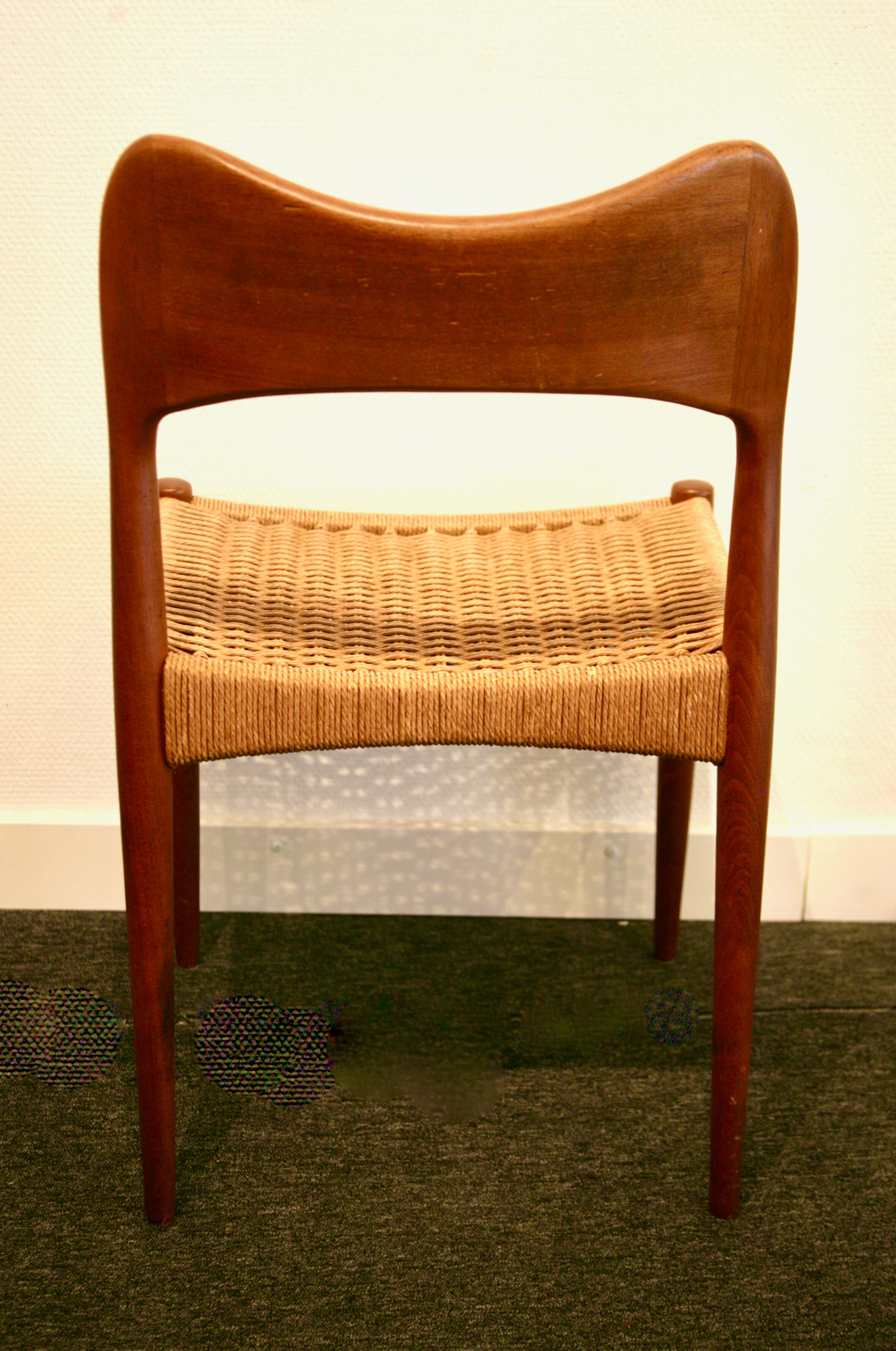 Set of 6 tek dining chairs by Arne Hovmand Olsen for Mogens Kold