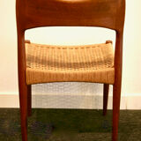 Ensemble de 6 chaises teck par Arne Hovmand Olsen pour Mogens Kold
