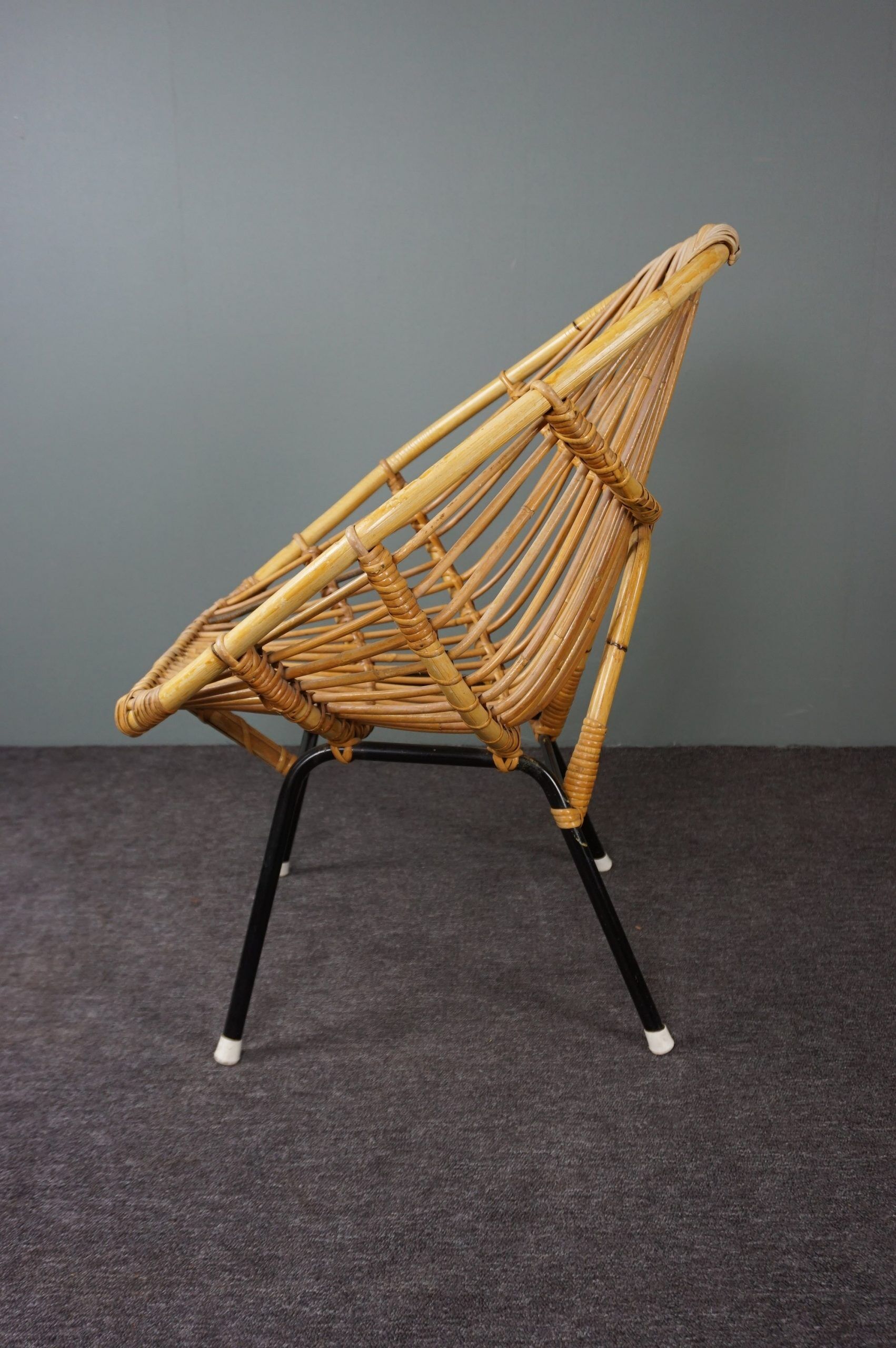 Rattan armchair by Rohé Noordwolde