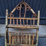 Rattan shelf