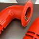 Pair of vintage Nordisk solar pipeline wall lights by Ole Plaess Jorgensen