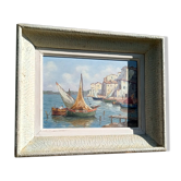 Painting 🫟 Port of Saint Tropez 🫟 French Riviera