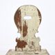 Rustic Painted Primitive Farmhouse Wabi Sabi Folk Art Mountain Chair