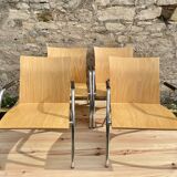 Beech armchairs