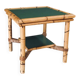 Mediterranean Bamboo Side Table in the style of Audoux Minet, France, 1950s