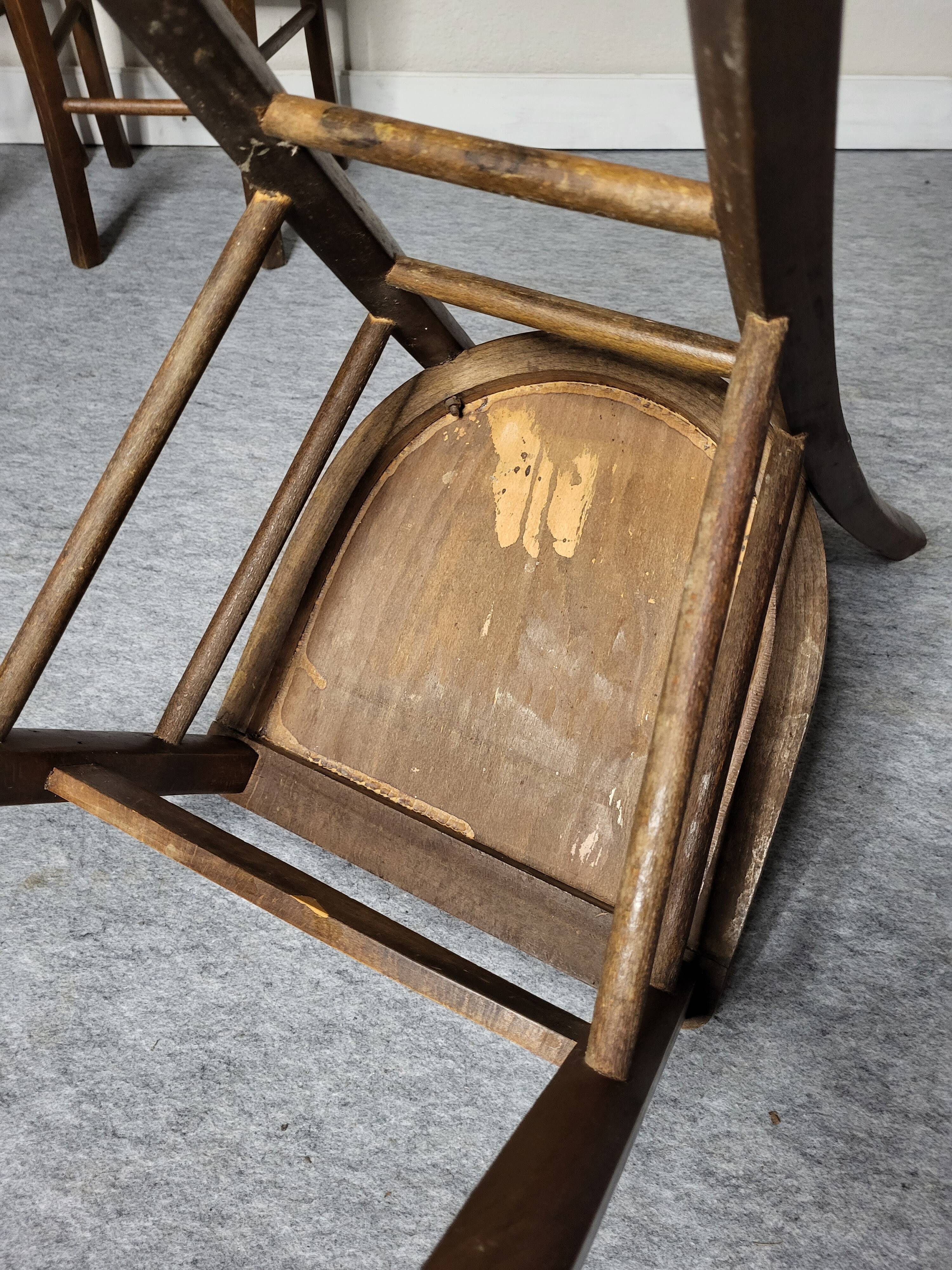 4 chaise bistrot bois