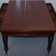 Rare double-sided desk in hardwood by Holland and Sons, Victorian era.