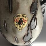 Vase en grès signé Guérin