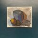 Original Swedish Oil on Canvas – “Blue Jug” by Stig Delang – Signed – Vintage & Framed