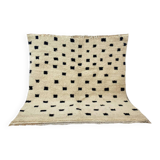 Handcrafted Moroccan Berber carpet 161 x 156 CM