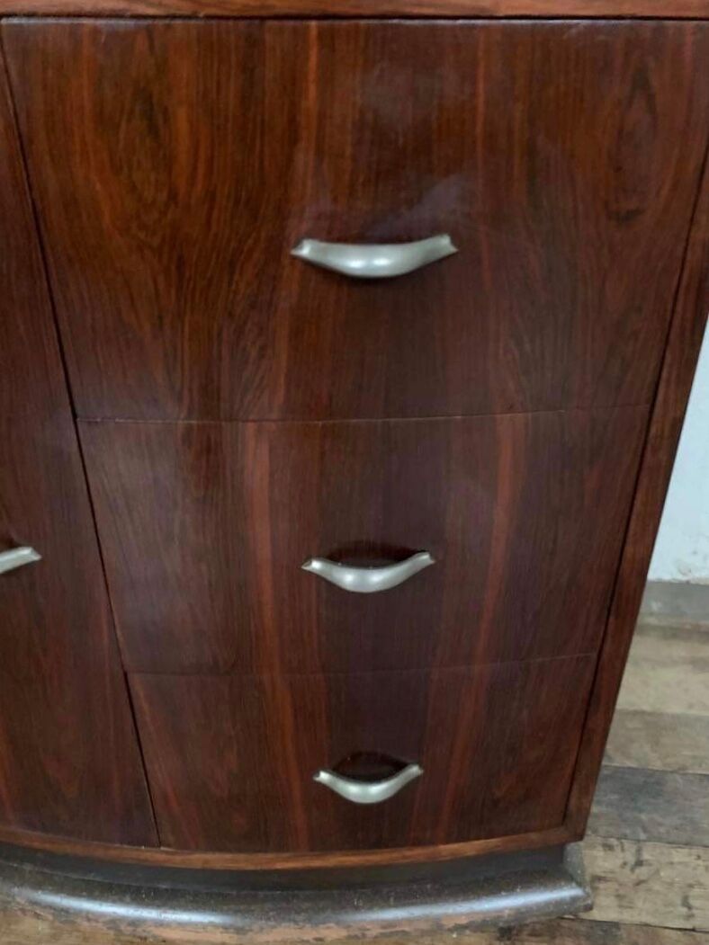 Bureau secrétaire art déco en palissandre
