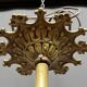 Louis XV style chandelier. Solid gilded bronze.