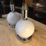 Pair of lamp footings