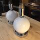 Pair of lamp footings