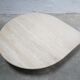 Table basse vintage en travertin