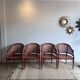 4 'Faux Bamboo' Dining Chairs Italian Giorgetti