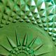 Emerald green Arcoroc salad bowl