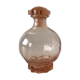 Carafe en verre rose