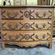 Parisian chest of drawers in solid oak Louis XIV style