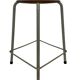 Vintage school stool, 1970s industrial design, Dutch minimalist
