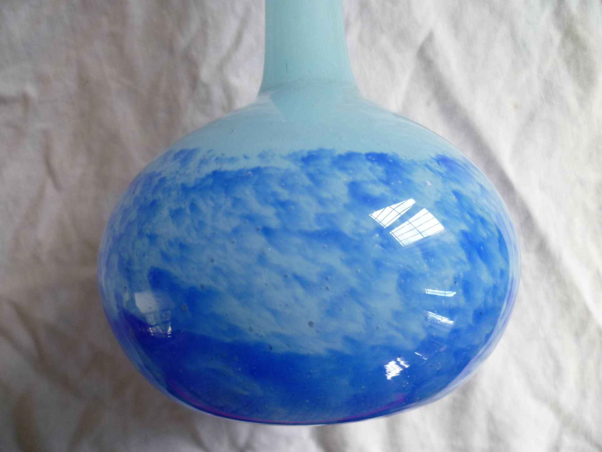 Vase soliflore en pâte de verre de Murano