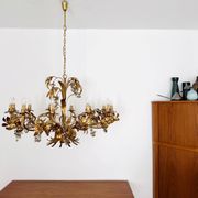 Stunningly Large Italian Hollywood Regency Chandelier by Hans Kögl