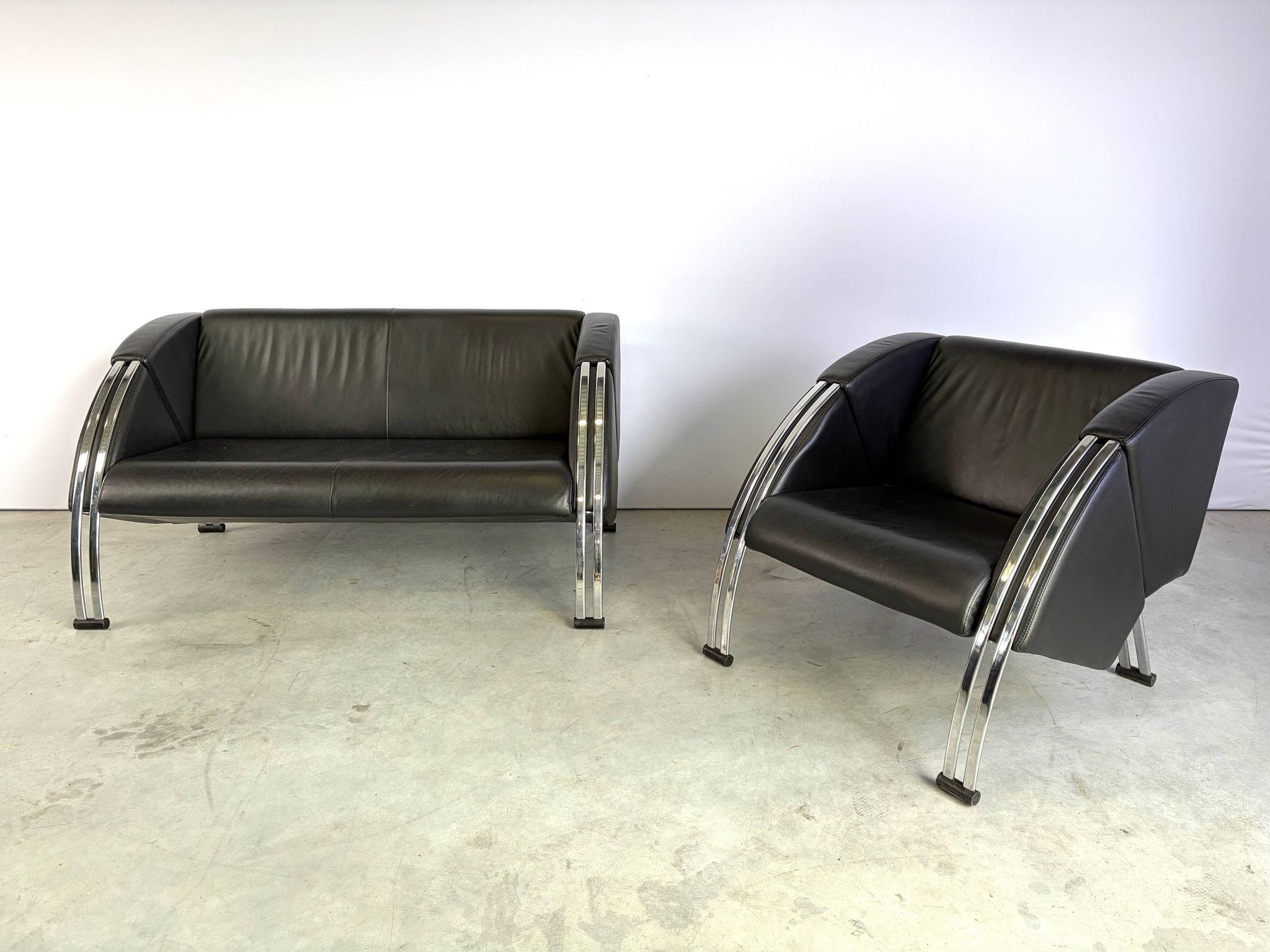 Postmodern sofa set by Young International, 1980s