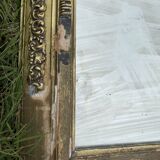 Golden mirror XIXth, 186x106 cm