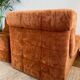 Chauffeuses/Fauteuils orange vintage