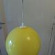 Vintage suspension 70'S in yellow opaline