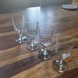 Series of four aperitif glasses