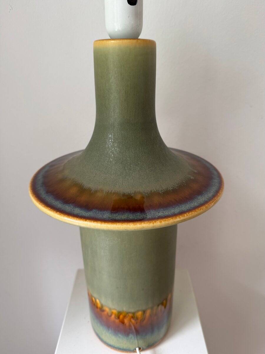 Vintage Danish table lamp by Einar Johansen for Søholm Stoneware, 1970s