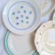 Henriot flat plates, Céranord, Sarreguemines Digoin