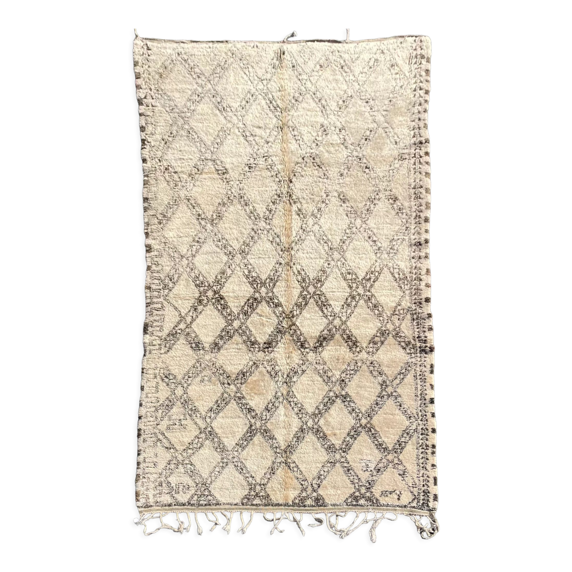 Carpet berbere beni ouarain old years 1958 modern