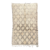 Vintage Beni Ouarain rug from 1958, modern style.
