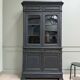 Louis-Philippe style black patina sideboard (restored)