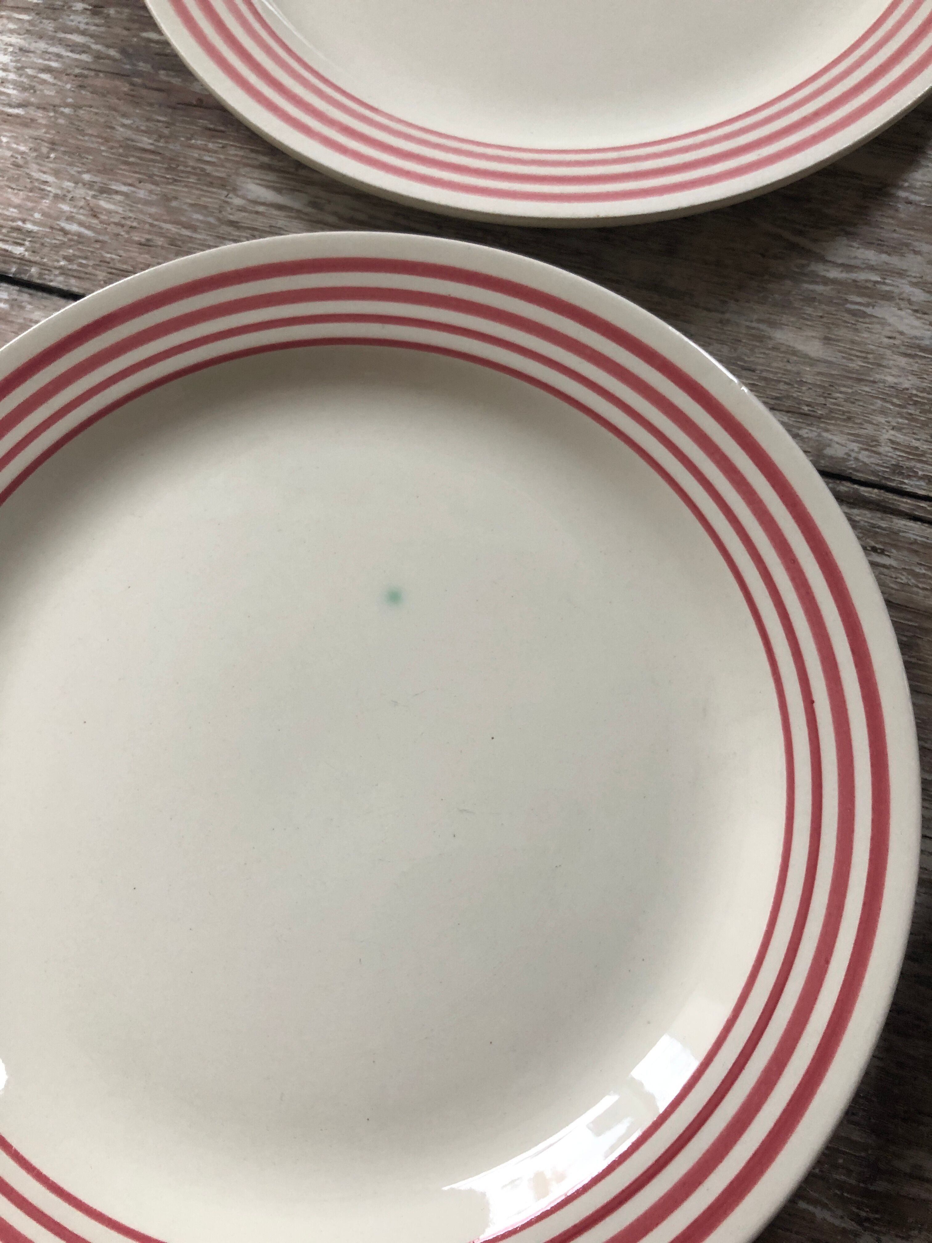 6 flat plates mod. Annick Montereau