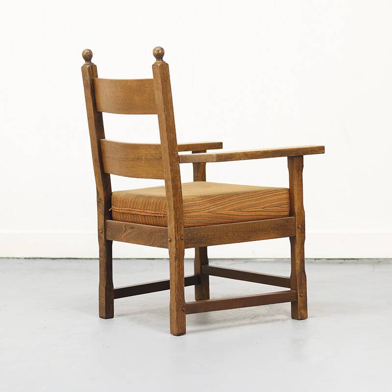 Set of four Oak armchairs 1940´s