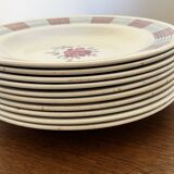 Set of 10 L'Amendinoise plates
