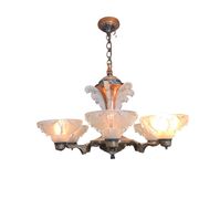Ezan Art Deco 6-light chandelier