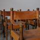 Large set of safari dining chairs - Germany 1960s