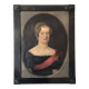 19th Century  Antique Vintage Large Original Portrait Painting of a German
