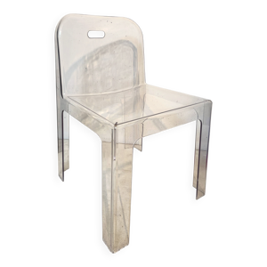 Chaise transparente Trono,