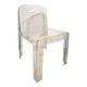 Transparent chair Trono, Sottsass Associati, Segis